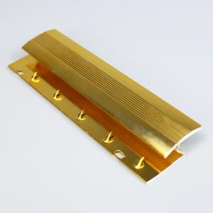 Golden Alloy Aluminum Carpet And Vinyl Metal Floor Edging