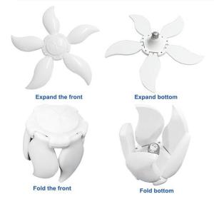 High Bright Constant Current Garage Lamp Low Power LED Foldable Leave Light