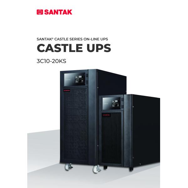 On-line Santak Castle 3C UPS Tower 10KVA 10KW 15KVA 15KW 20KVA 20KW 220V SINGLE PHRASE ONLINE UPS