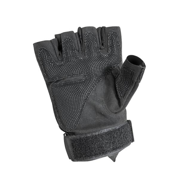 Half-Finger Style Hard Knuckle Gloves for Running and Mountaineering without Logos