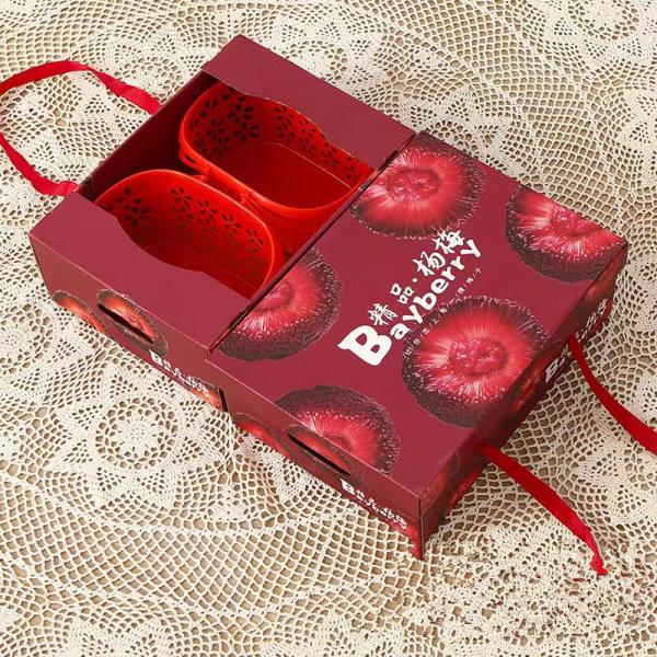 Paperboard Fruit And Vegetable Packaging Boxes With CMYK / Pantone Printing Options