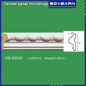 Plaster-like polyurethane decorative wall trims for interior decoration color