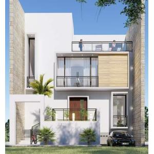 4 Rooms 2 Layers Prefab 318m2 Light Gauge Steel House