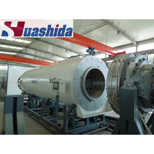 PLC-Controlled Vacuum Calibration Line for 655-1380mm HDPE Jacket Pipe Extrusion with High Efficiency