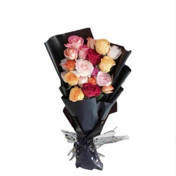 Fashionable Colors Waterproof Flower Wrapping Paper for Fresh Bouquets Hansu Paper