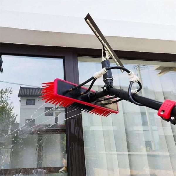 Nylon Telescopic Solar Panel Cleaner Module Cleaning Brush 12FT/18FT/20FT