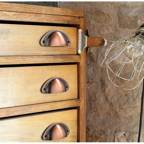 Metal Kitchen Drawer Cabinet Door Handle Shellantique Brass Door Cabinet Knobs RCW-26986