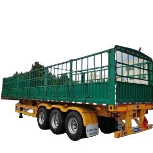 Quality Latest Model High Quality High-strength Design Fence Cargo Trailer for sale