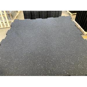Quality 1000mmx1000mmx20mm Interconnecting Rubber Flooring Tiles for Home Gyms or Garage for sale