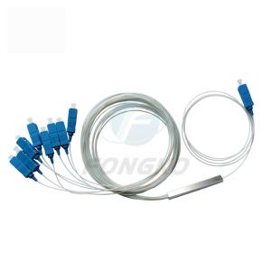 1x8 8 Core PLC FTTH Fiber Optic Splitter GPON EPON SCAPC SCUPC