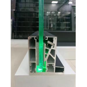 12mm Environmental Protection Frameless Glass Balcony Railing with LED Light and