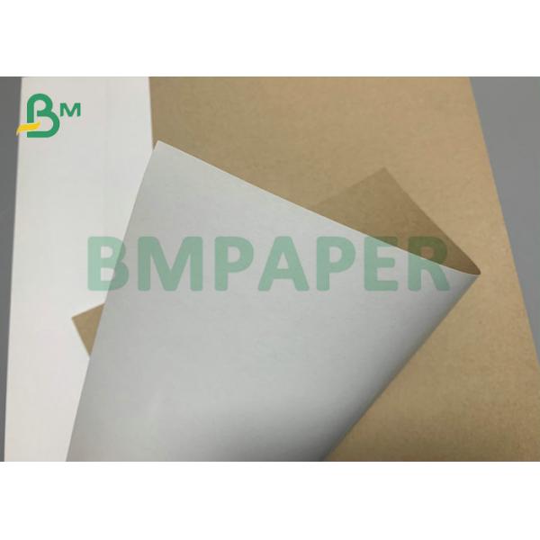 White Top Brown Back Cardboard 300gsm 350gsm For Frozen Food Box