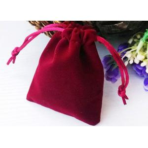 Jewelry Packing Velvet Drawstring Bags For Gift Giving Hot Stamping String
