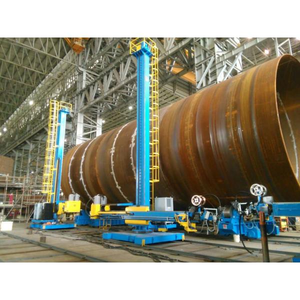 Tubular Pile Welding Column Boom Welding Manipulator With Manned Platform