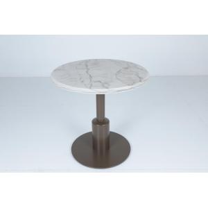 Modern Simple Natural Marble Round Coffee Table