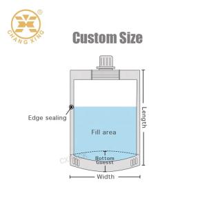 150ml 1L 5L Beverage Detergent Packaging Pouch Reusable Plastic Drink Bag With