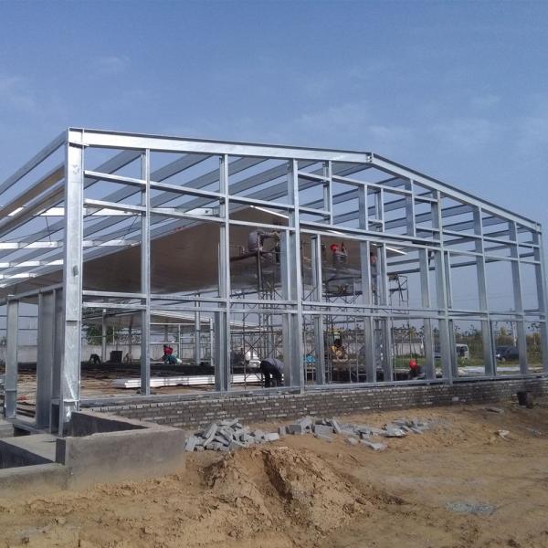 Galvanized Frame Surface Steel Clad Building For Construction Earthquake
