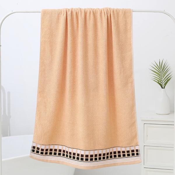 Large All Cotton Towel Quick Drying Eco-friendly and High Water Absorption for Adults