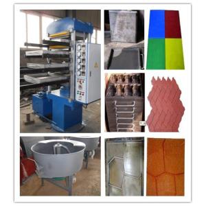 Customized Push Pull 4 Layer Rubber Tile Making Machine