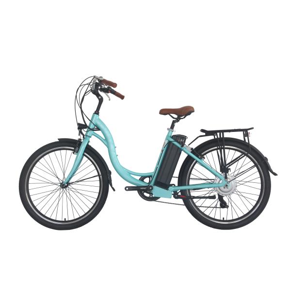 Buy 26" Ladies Road E Bike Step Through With Removable  Battery at wholesale prices