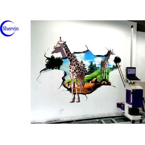 Water Based Ink CE ROHS CMYK 3D Wall Inkjet Printer
