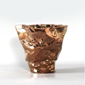 90cm outdoor flower metal planter copper hexagonal garden pots