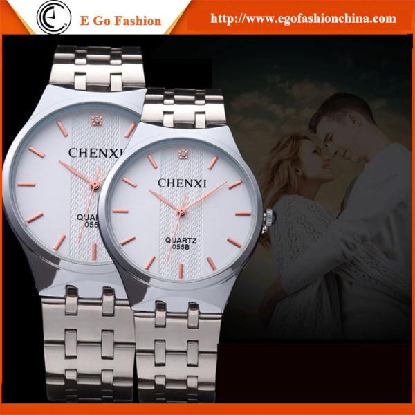 Buy 055B Couple Watch Fashion Jewelry Wholesale Watch Quartz Women's Watch Female Wristwatch at wholesale prices