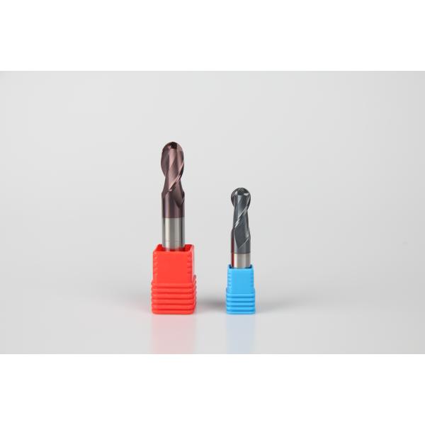 2 / 4 Flutes Carbide Ball Nose End Mill Hrc55 6mm 8mm Diameter