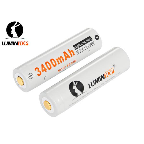 Panasonic Cell USB Rechargeable Lithium Battery , 18650 Rechargeable Li Ion