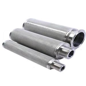 304 Stainless Steel Filter Element Perforated Gas Liquid Separation Barrel