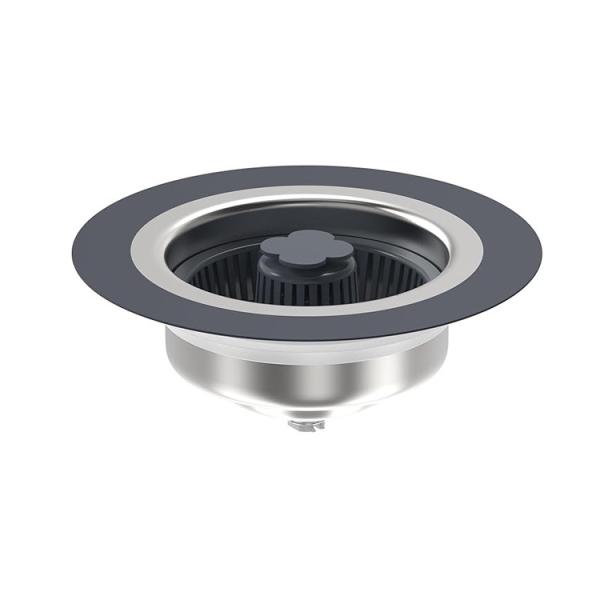 Upgraded 2 In 1 Kitchen Sink Drain Strainer & Stopper Kit, 304 Stainless Steel