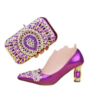 Quality Supoo Italian ladies shoes matching bags african high heel shoes for wedding Nigerian shoes for sale