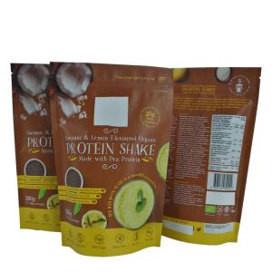 Powder Packaging Digital Printing VMPET Aluminum Foil Zipper Pouch