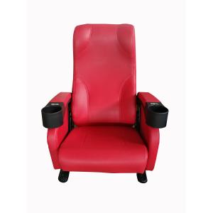 Modern Commercial Theater Seating Integral Cupholder Armrest Smooth Operation