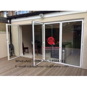Customized Double Glazed Australian Standard Aluminum Frame Bi-Fold Door Balcony