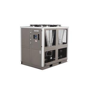 30TON AIR COOLED INDUSTRIAL WATER CHILLER FOR PLASTIC EXTRUSION LINE 92.4 KW