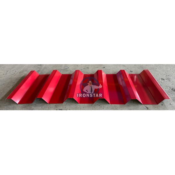 980 Trapezoidal roofing sheet roll forming machine for Brazil metal roof roll forming machine