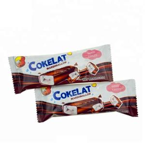 Soft Coloured Mini Marshmallows Chocolate Coated Crispy Fruitage Taste