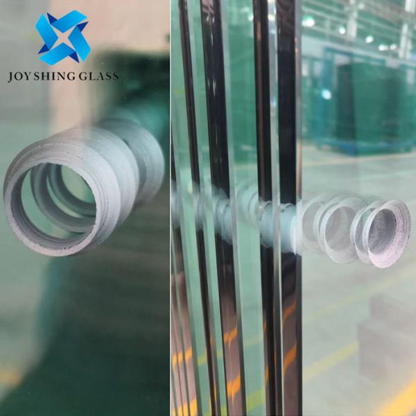 Buy Tennis Fence Glass 12mm Clear Toughened Glass With Holes at wholesale prices