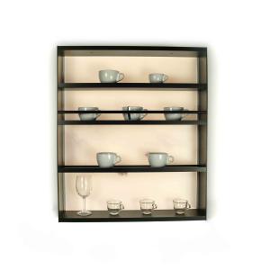 LED Lighted Aluminum Display Shelf For Kitchen