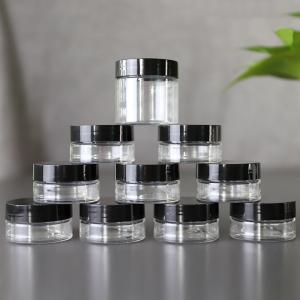 Customizable Logo Transparent Plastic Cosmetic Jar