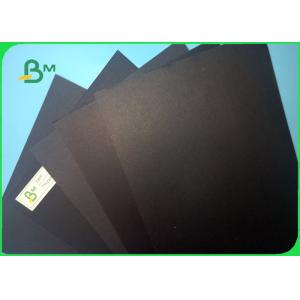 100% Wood Pulp Grey Cardboard Sheets Good Folding Resistance 1.5-2.0mm Black