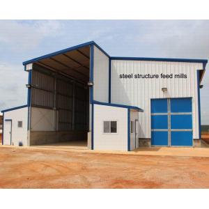 Agricultural Prefabricated Steel Frame Metal Buildings Feed Mill Plant Warehouse