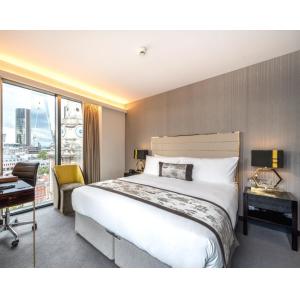 Melaka light luxury hotel room design of guestroom furniture by Stainless steel