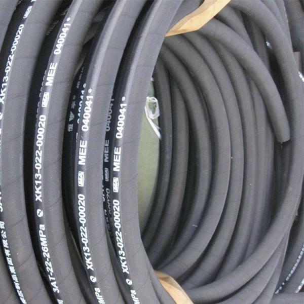 Buy 50mm Soft Gray Oil Resistant Rubber Hose High Temperature Resistance at wholesale prices