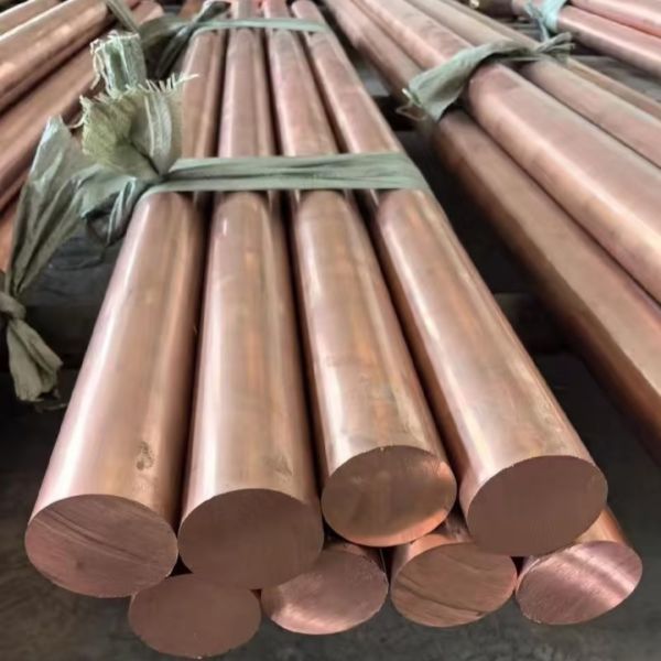 99.9% Pure Copper Material: C1100 Red Copper Bar OD 120mm For Electrical