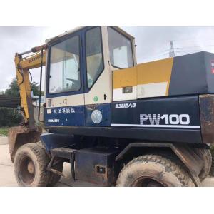 Direct Injection Engine PC120-5 12T Used Wheel Excavator