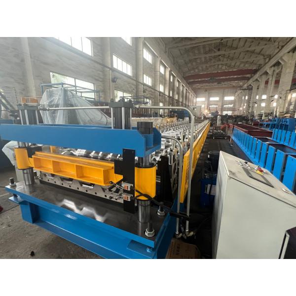 Buy 0-12m/min 26-29 Gauge AG Panel Steel Profile Metal Roof Sheet Roll Forming Machine at wholesale prices