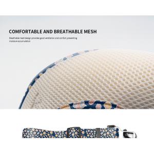 Breathable Dog Collar Harness And Leash Set Printed Customized Harness Leash Set