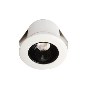 3W recessed led mini spotlight white switch /triac dimmable led spotlight 1W 2W